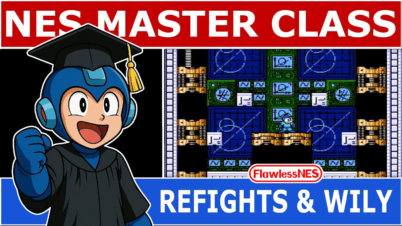 Мастер-класс по Mega Man 2: Повторные бои с боссами и финальный бой с Вайли (Часть 10) — Руководс...