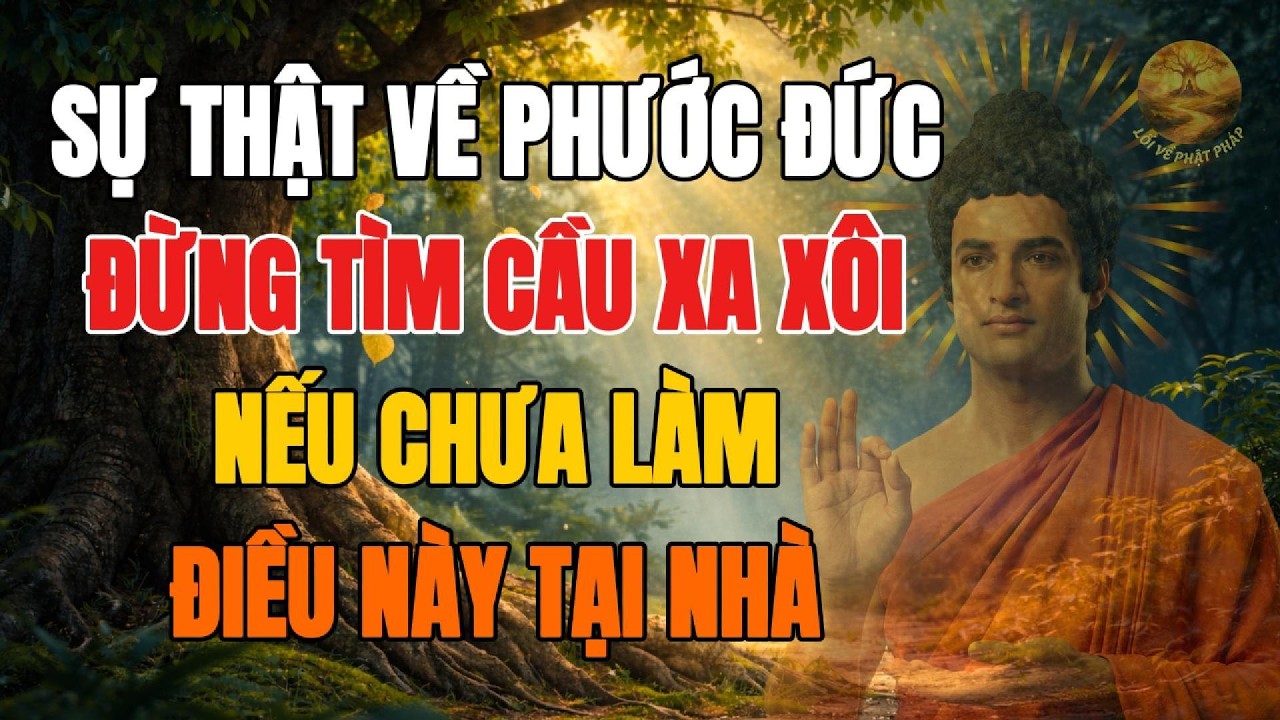 Sự Thật Về Phước Đức, Đừng Tìm Cầu Xa Xôi Nếu Chưa Làm Điều Này Tại Nhà.