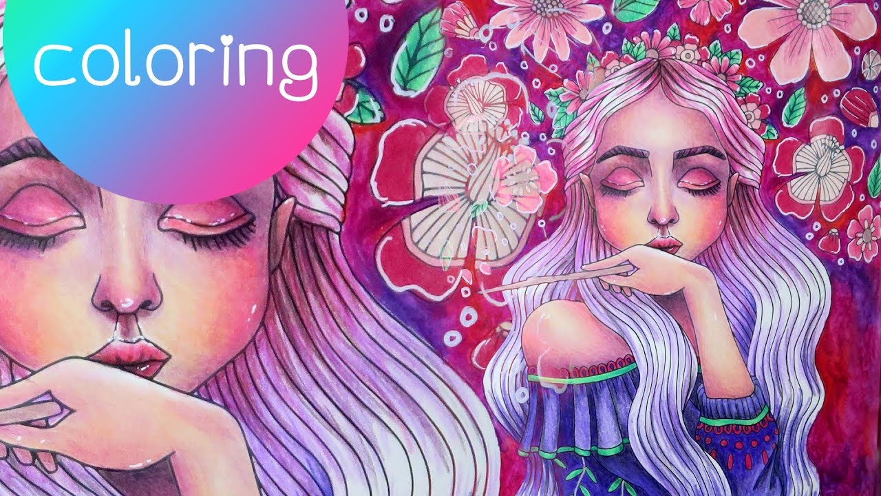 Sagor Och Sägner Coloring Book by Emelie Lidehäll Öberg