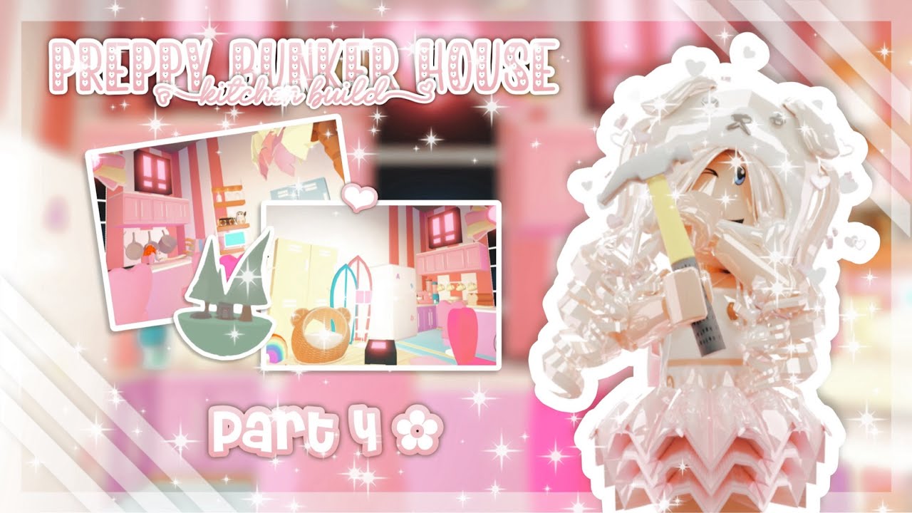 -ˋˏ🧱→ Preppy Adopt me Bunker House Speedbuild (Pt.4 - Kitchen) / AB1SCH4RMXO