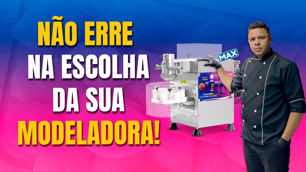 Qual é a modeladora de salgados ideal para sua produção?