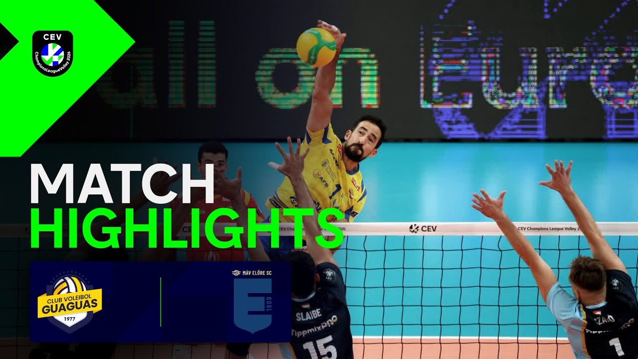 Highlights | Guaguas LAS PALMAS vs. M&Aacute;V Foxconn SZ&Eacute;KESFEH&Eacute;RV&Aacute;R | CEV Champions League Volley 2026