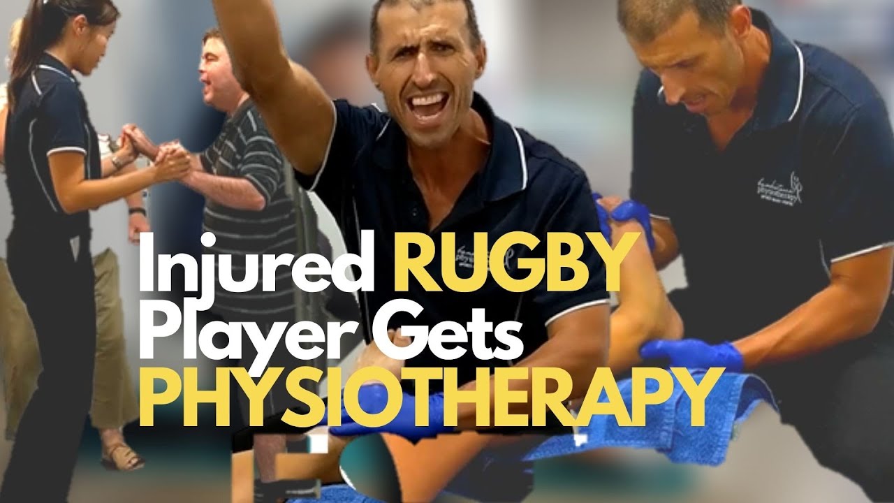 Injured Rugby Player Gets Physiotherapy | Physio Vlog