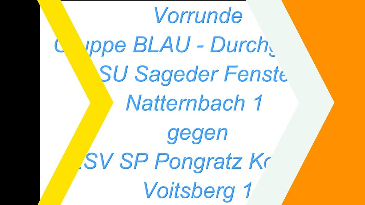 84. Staatsmeisterschaft Herren Salzburg VR blau Natternbach gegen Voitsberg