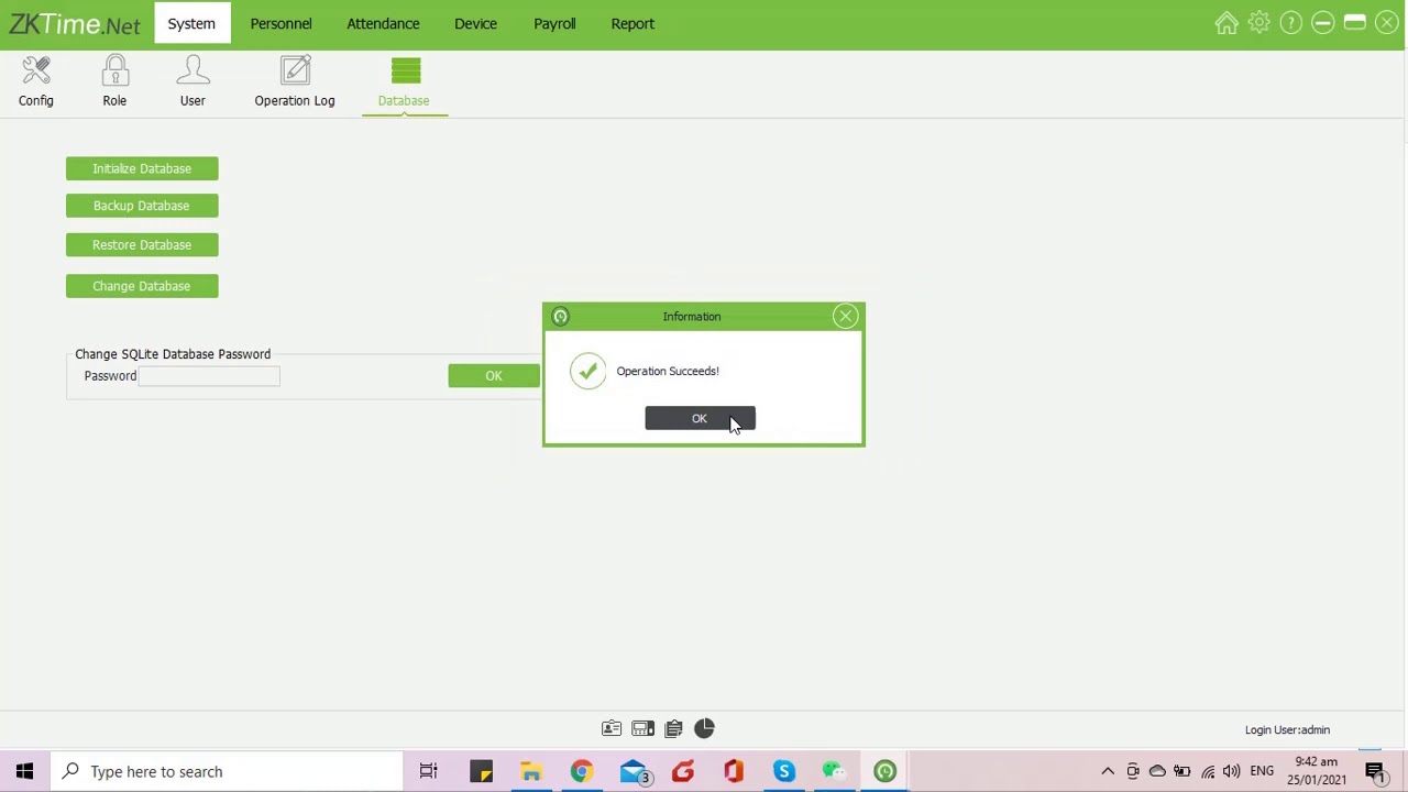 ZKTime Net 3.0 Database Backup and Migration to BioTime 8.0