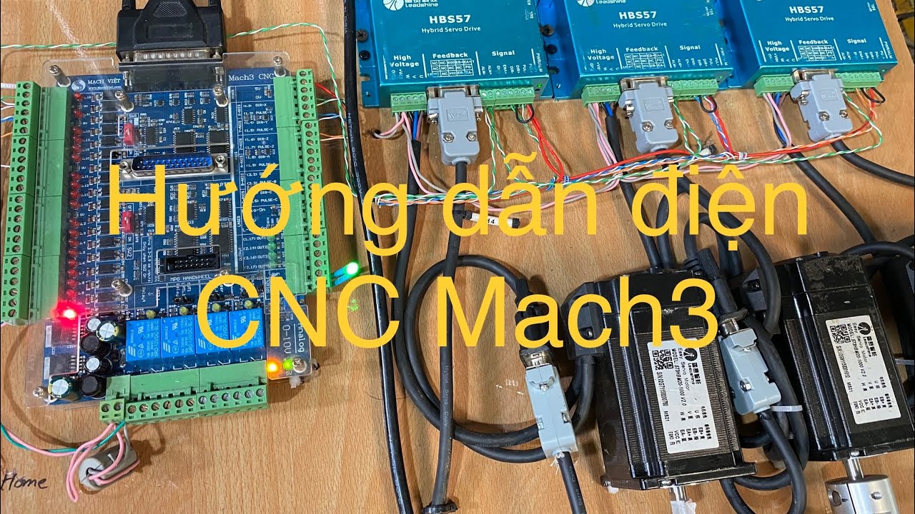 Hướng dẫn đấu nối mạch điện CNC Mach3 cơ bản. Anh Lee_Khám Phá Sáng Tạo