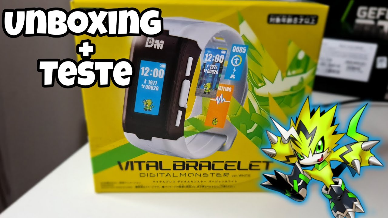 Vital Bracelet Digital Monster (UNBOXING E TESTE)