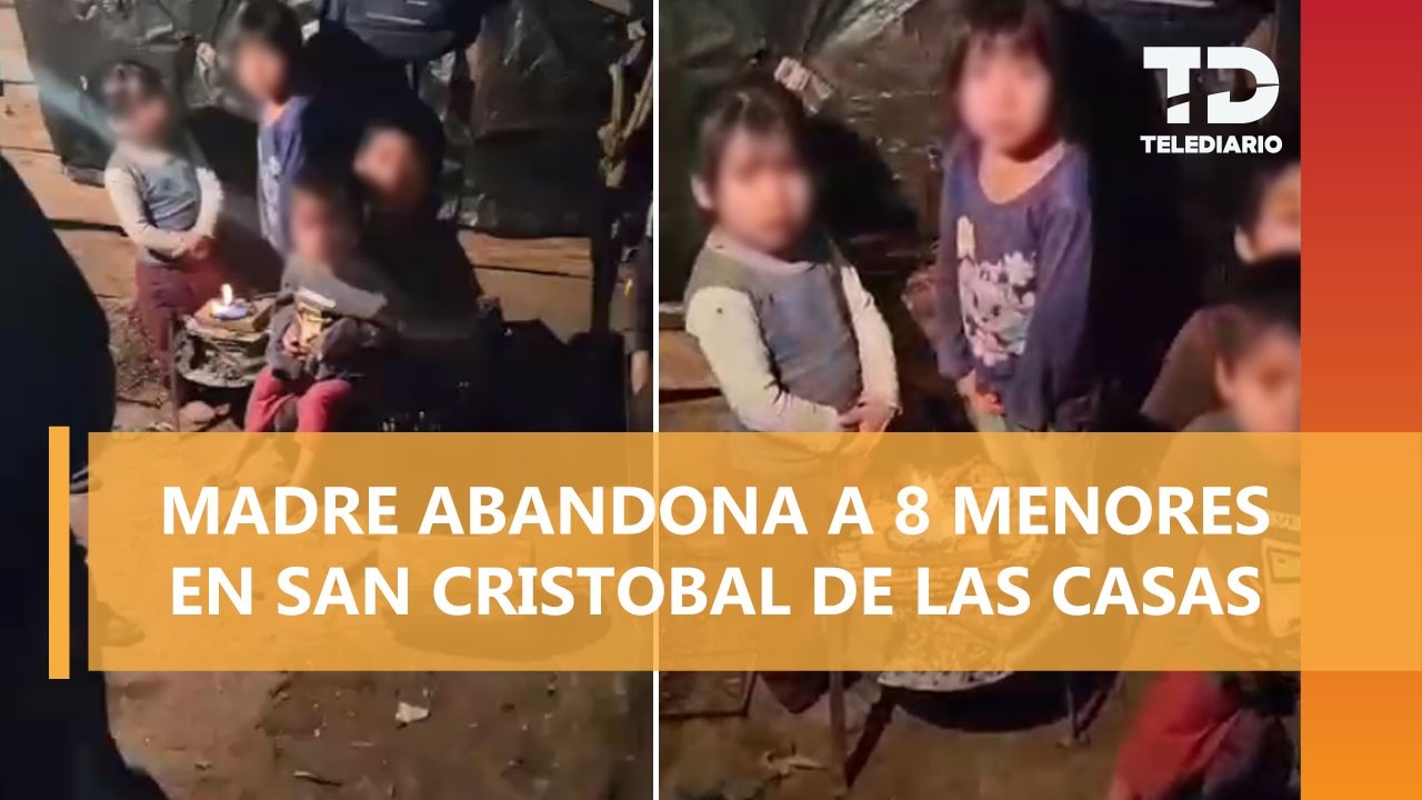 Localizan a 8 menores de edad en condiciones deplorables en San Cristóbal de las Casas, Chiapas