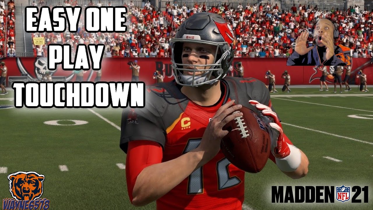 MADDEN 21 EASY ONE PLAY TOUCHDOWN - BEAT EVERY MADDEN 21 DEFENSE WITH THIS ONE PLAY TD!🔥💥🔥