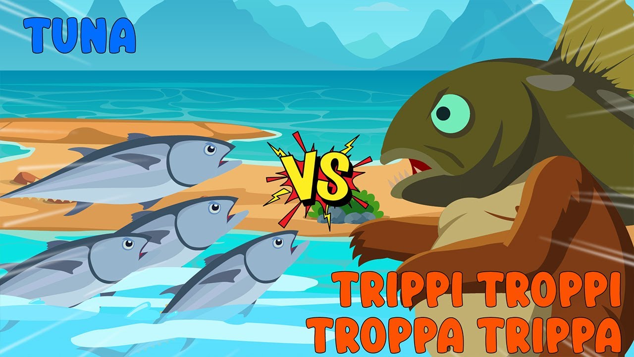 Tuna vs Trippi Troppi Troppa Trippa | Animals vs Brainrot Animals [S1] | Animal Animation