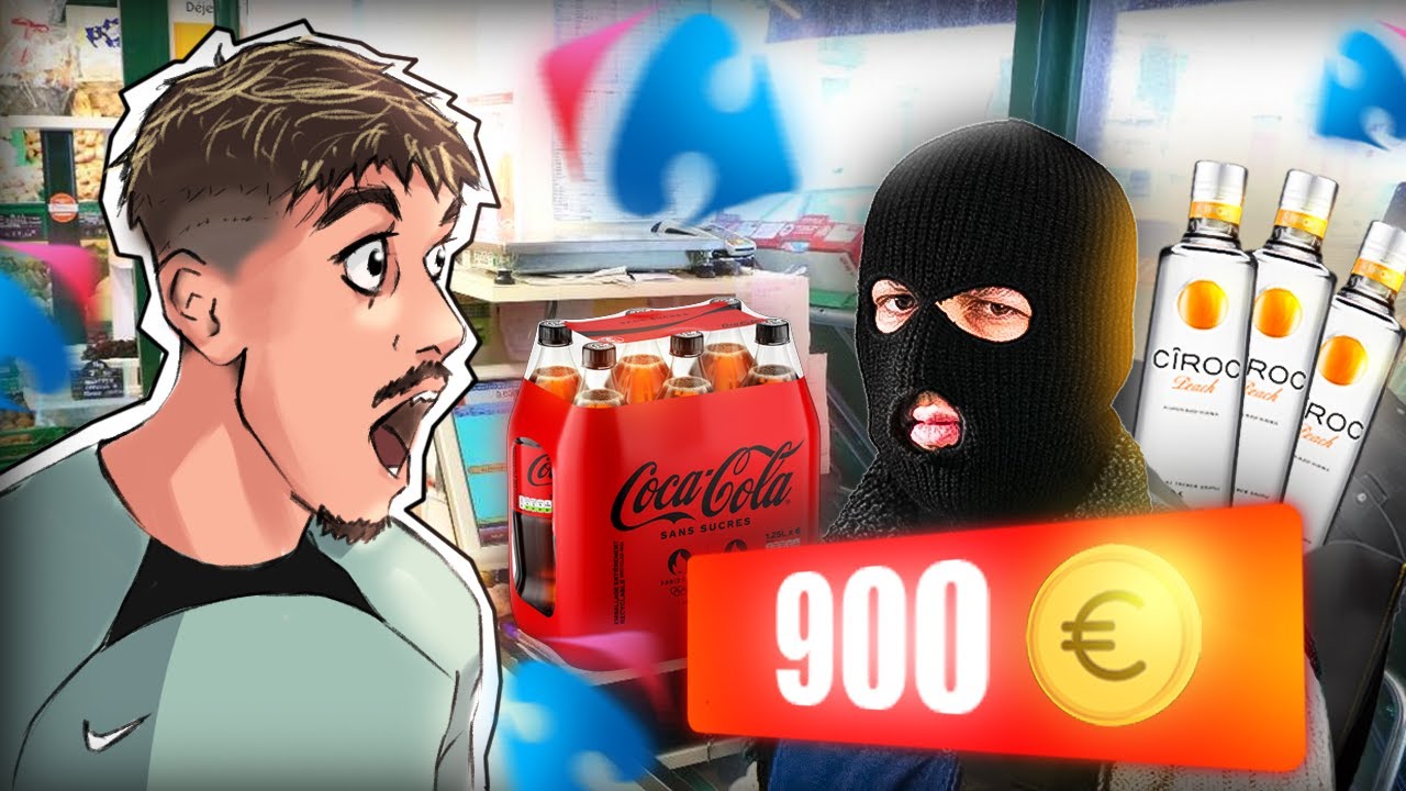 IL VOLE POUR 900€ DE COURSE !🏃💀(il se fait choper)