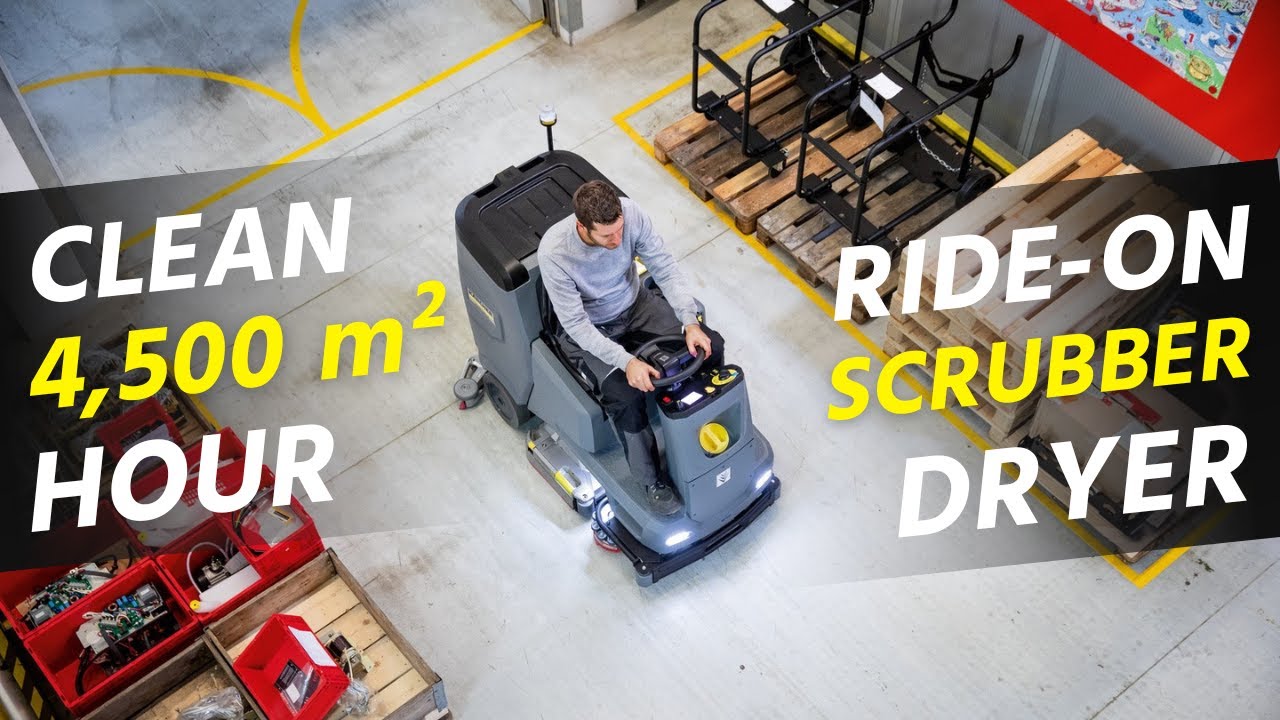 Best Ride-On Floor Scrubber in Bangladesh | Kärcher B 110 R Demo & Price | IESL