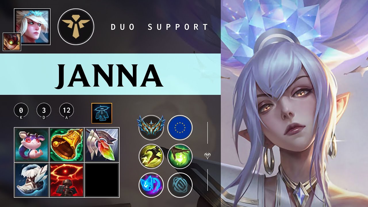 Janna Support vs Fiddlesticks - EUW Challenger Patch 26.02