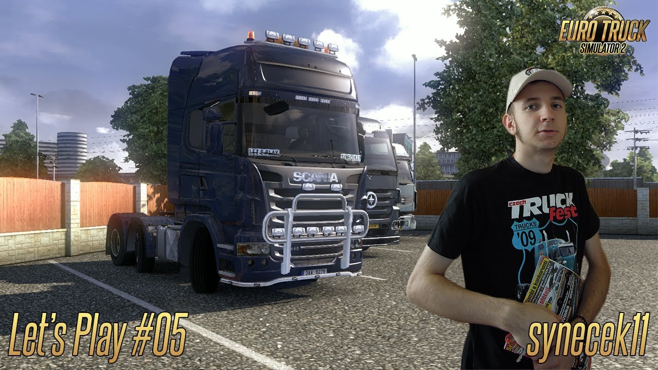 Euro Truck Simulator 2 ► Let's Play Česky #05 ► Mnichov → Praha, firma ► synecek11