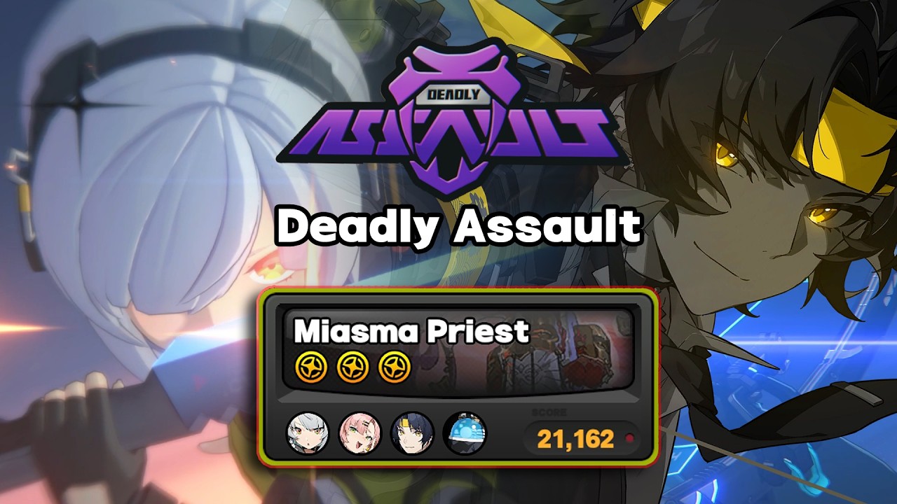 Anby/Nicole/Harumasa vs. Miasma Priest - Deadly Assault | Zenless Zone Zero (ZZZ) 2.6