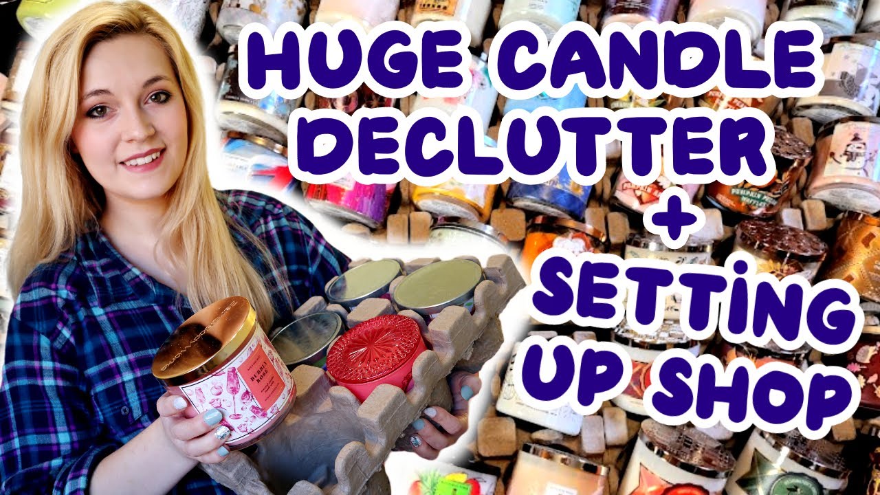 HUGE CANDLE DECLUTTER + Setting Up My eBay Shop! 🛒