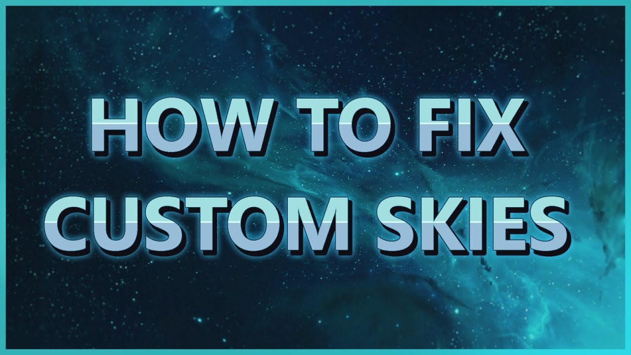 How to Use and Fix Custom Skies in Minecraft Texturepacks