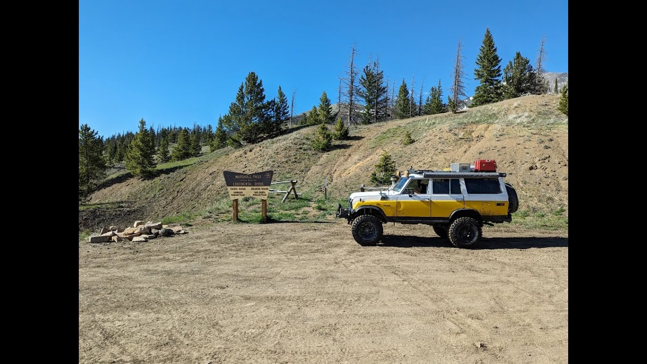 FJ55 on Marshall Pass, Colorado