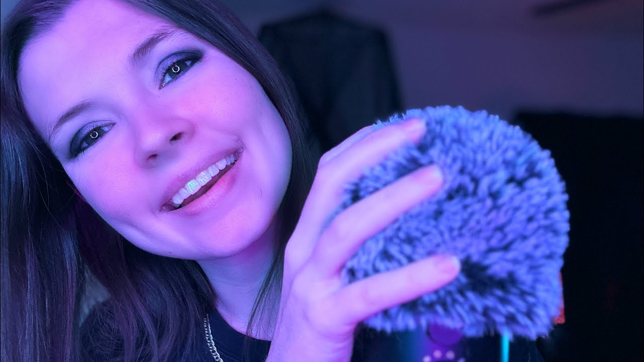 ASMR Mic Rubbing With Fluffy Mic Cover