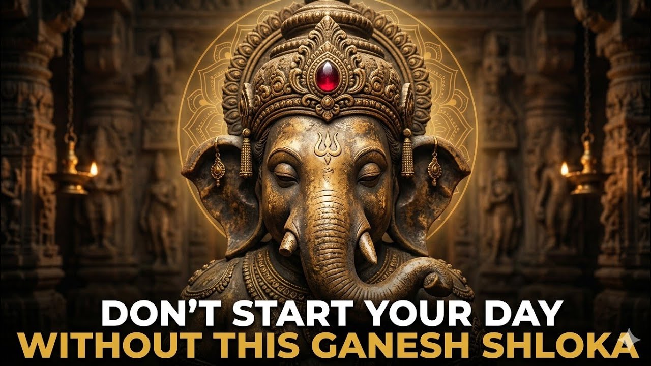 Morning Ganesh Mantra – Vakratunda Mahakaya | Powerful Ganesh Stotra for Removing Obstacles