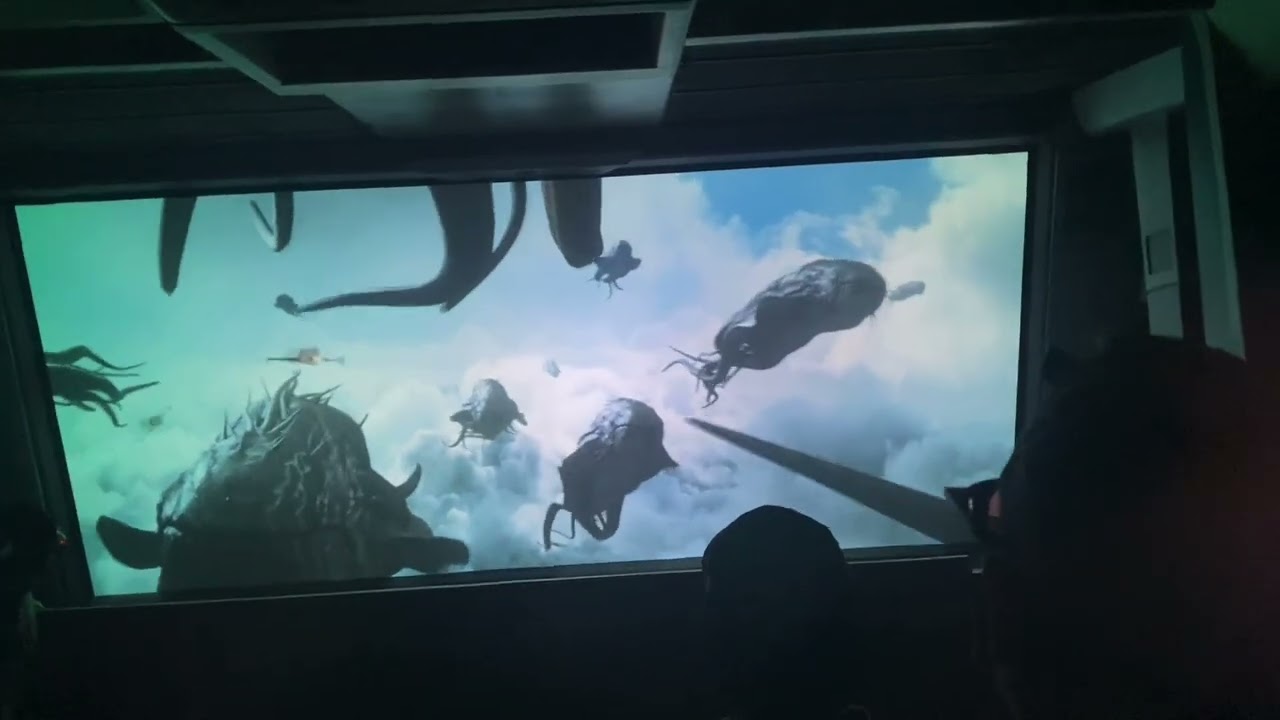 Star Tours The Adventures Continue 4K Experience with Excellent Lighting Disneyland
