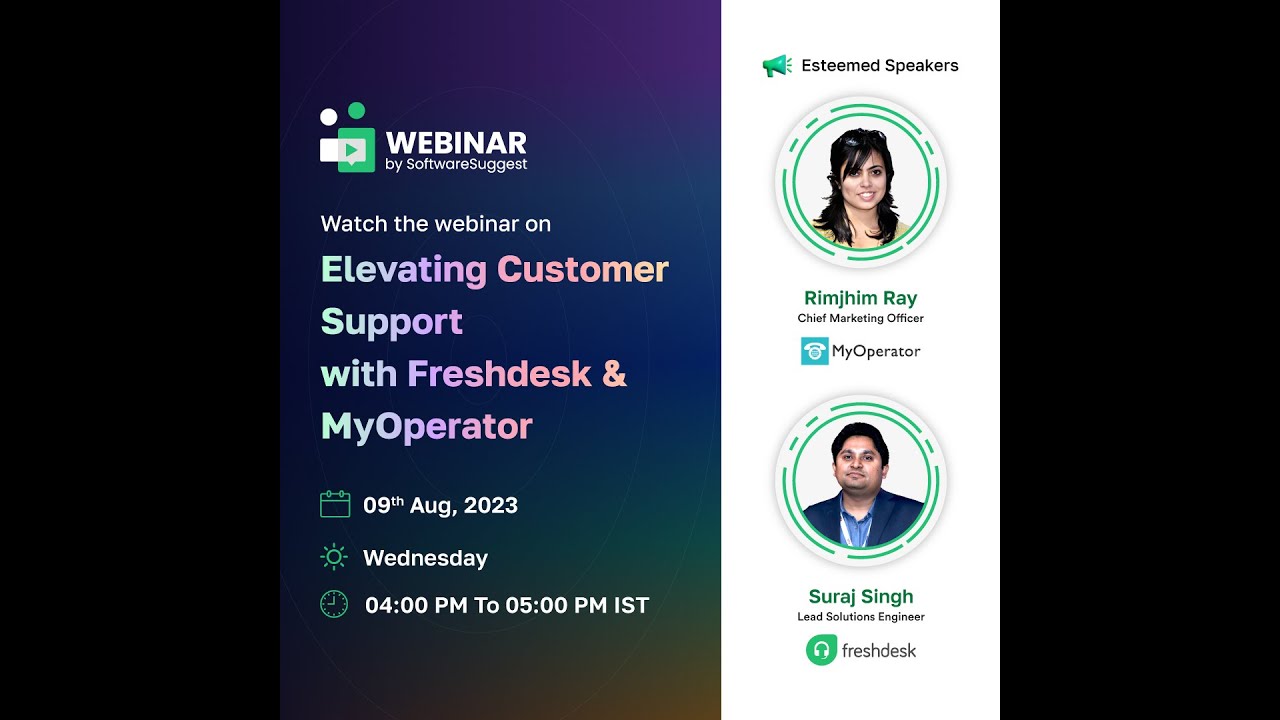 Elevating Customer Support with Freshdesk & MyOperator