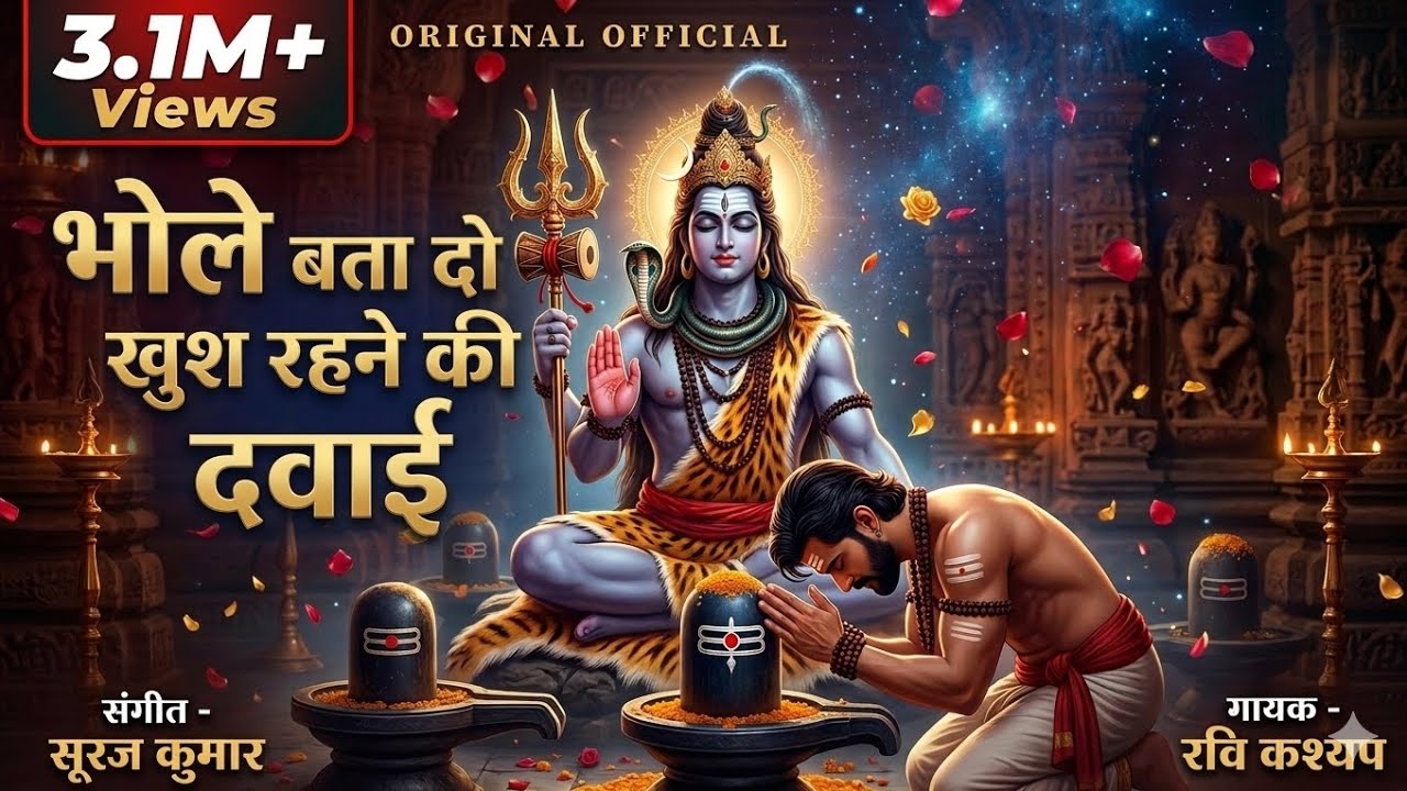 भोले बता दो खुश रहने की दवाई | New Shiv Bhajan | bhole bata do khush rahne ki dawai2026 #shivbhajan 