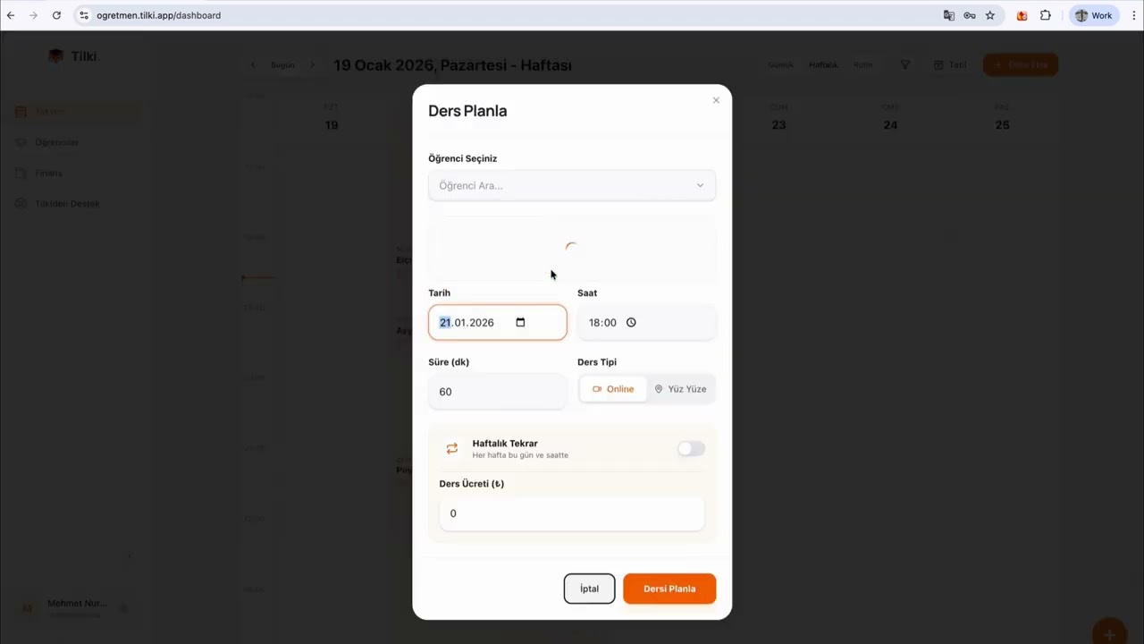 Tilki & Google Calendar