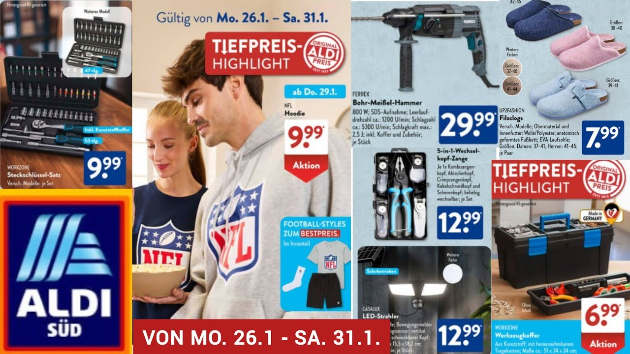 ALDI SÜD PROSPEKT 26.01 ANGEBOTE AB MONTAG 26.01.2026 DER WOCHE #aldisüd #aldi