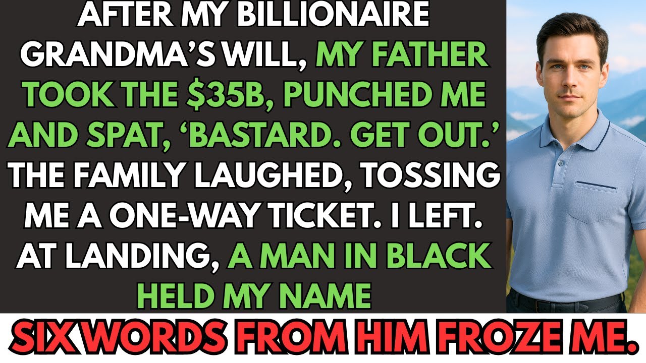 After Dad Took $35B & Punched Me, I Found A One-Way Ticket—At Landing, Six Words Froze Me Cold.