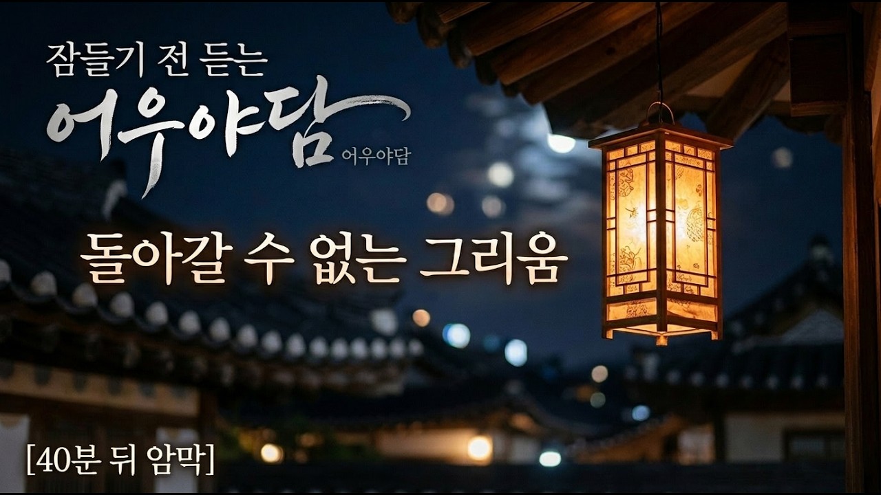 잠들기 전 듣는 어우야담 | 돌아갈 수 없는 그리움