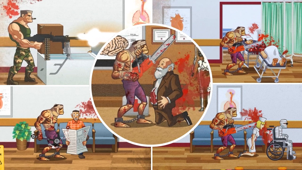 Zombie Warrior Man &ndash; You Are a Zombie Experiment and Must Kill Humans to Escape