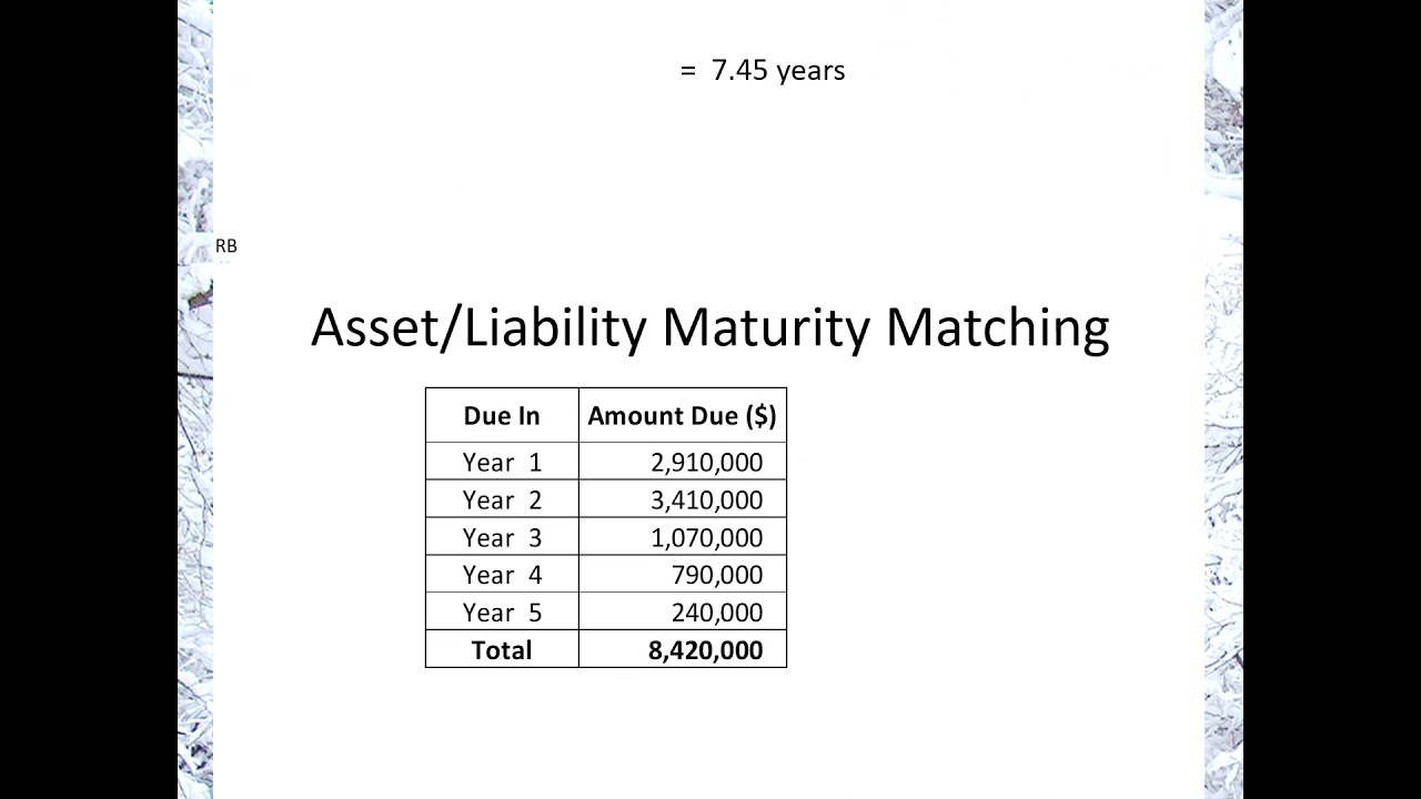 Calculating Fixed Asset and Long-Term Liability Durations
