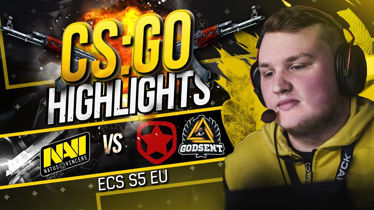 CSGO Highlights: NAVI vs GODSENT, Gambit @ ECS S5 EU