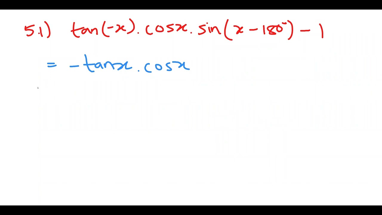 NSC - 2021 JUN: P2 Question 4 & 5 (Analytical & Trigonometry Revision)