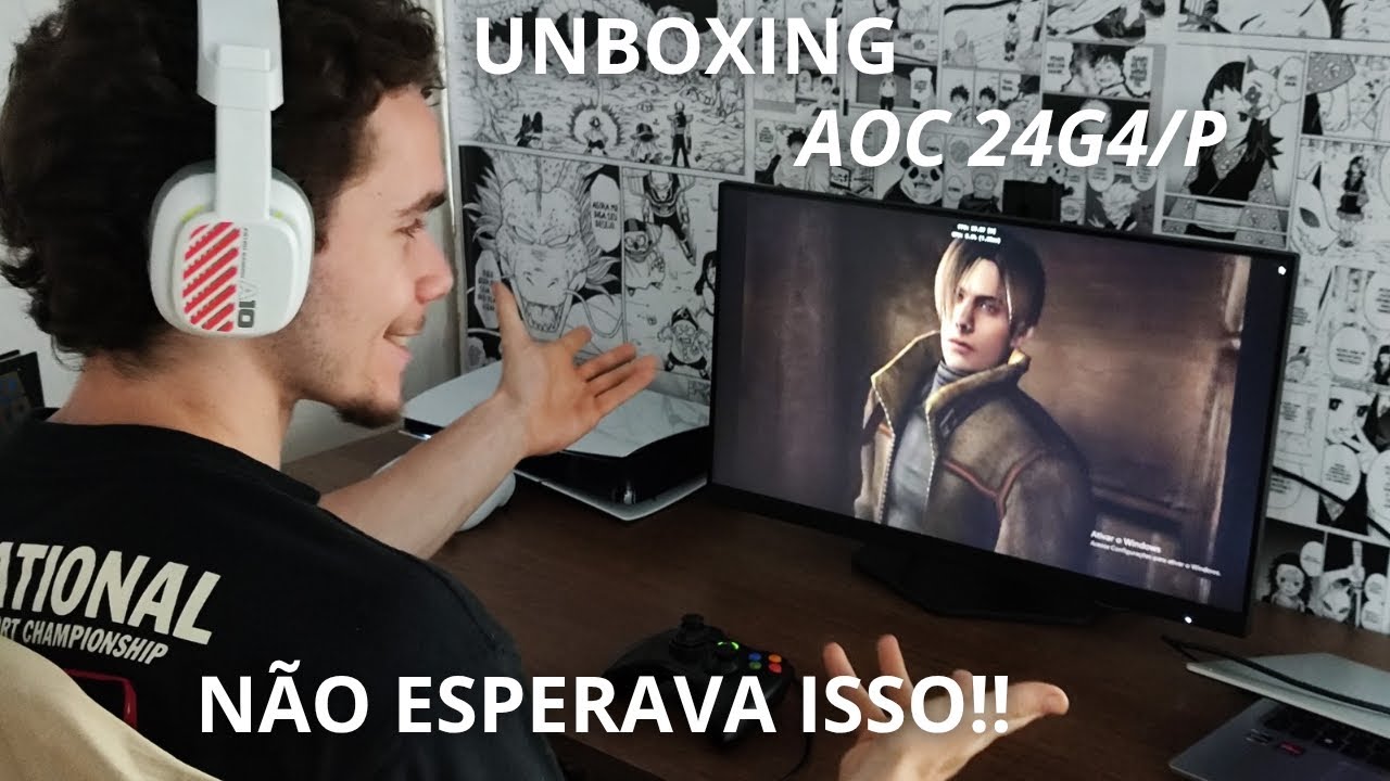 Esse MONITOR me pegou DE SURPRESA… AOC 24G4/P