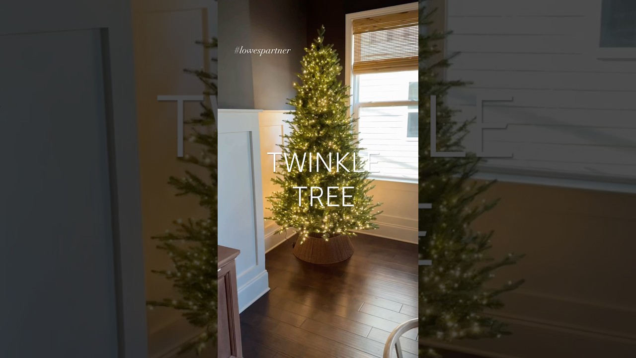 ALL NEW Twinkle Christmas Tree #lowespartner