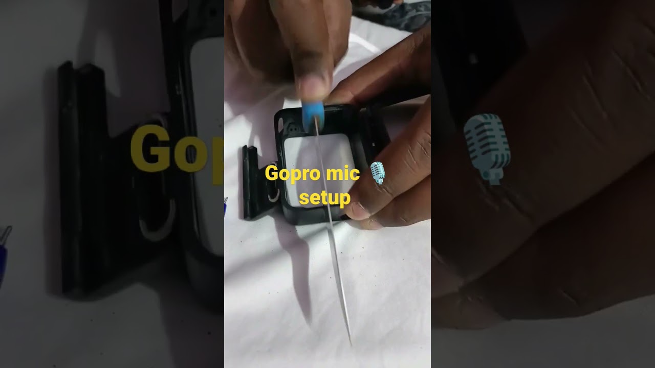 GoPro Hero 7 silver mic 🎤🎤 setup 