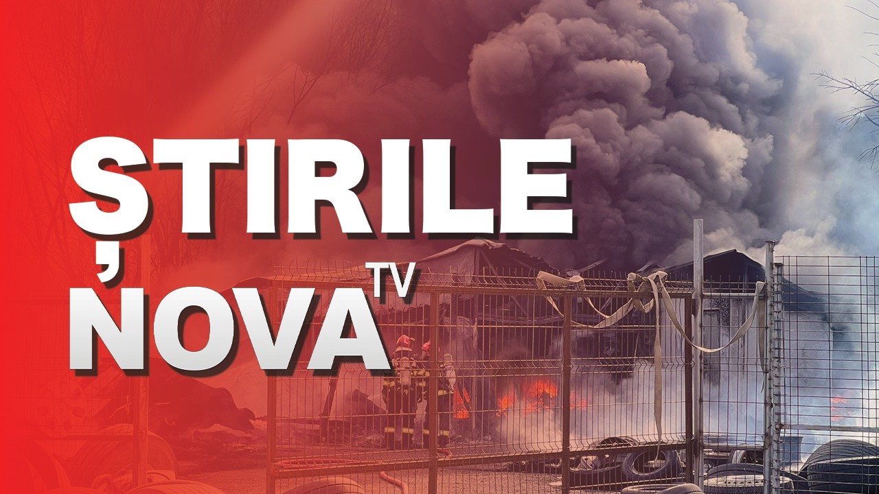 Incendiu violent la o vulcanizare auto din municipiul Sibiu | novatv.ro