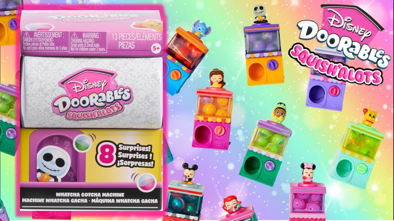 Unboxing Disney Doorables Whatcha Gotcha Squish'Alots 💜