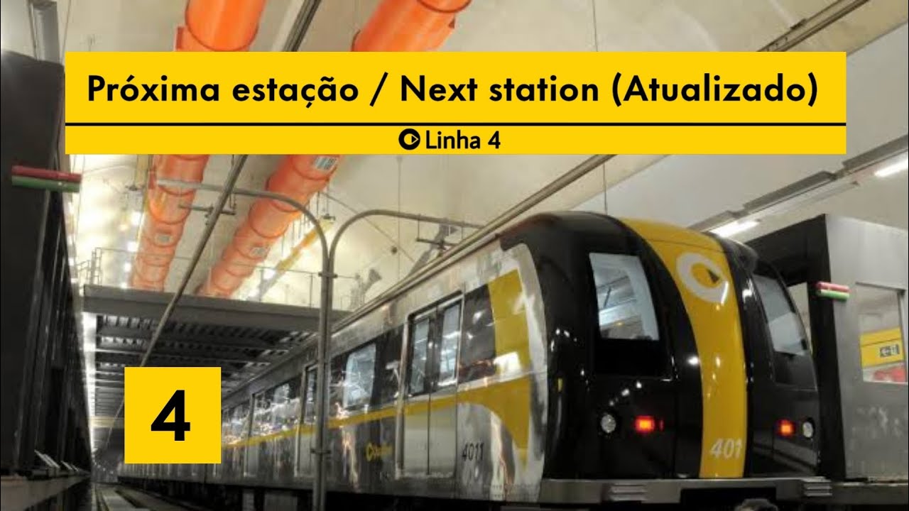 Novos avisos sonoros da Linha 4-Amarela | Canal Metroferroviário