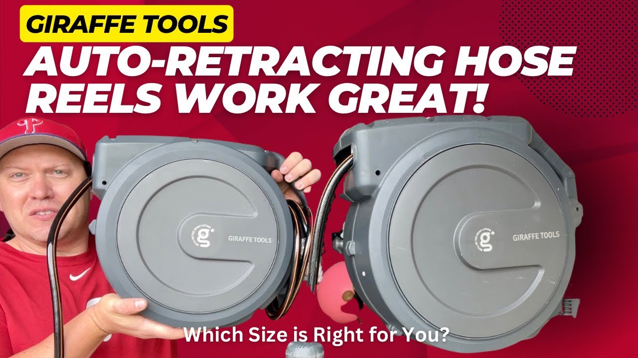 Giraffe Tools Hose Reels - Comparing Sizes and Models