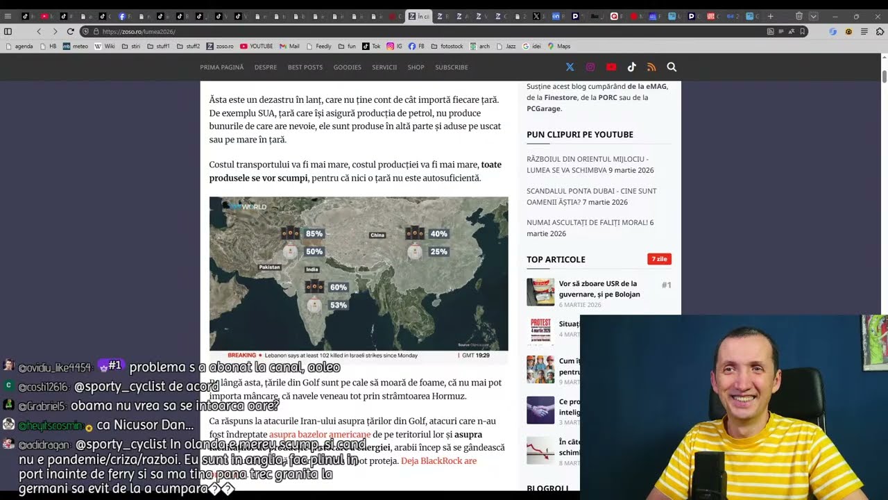 LIVE304 - chiloțăreală intelectuală, război, imobiliare, relații