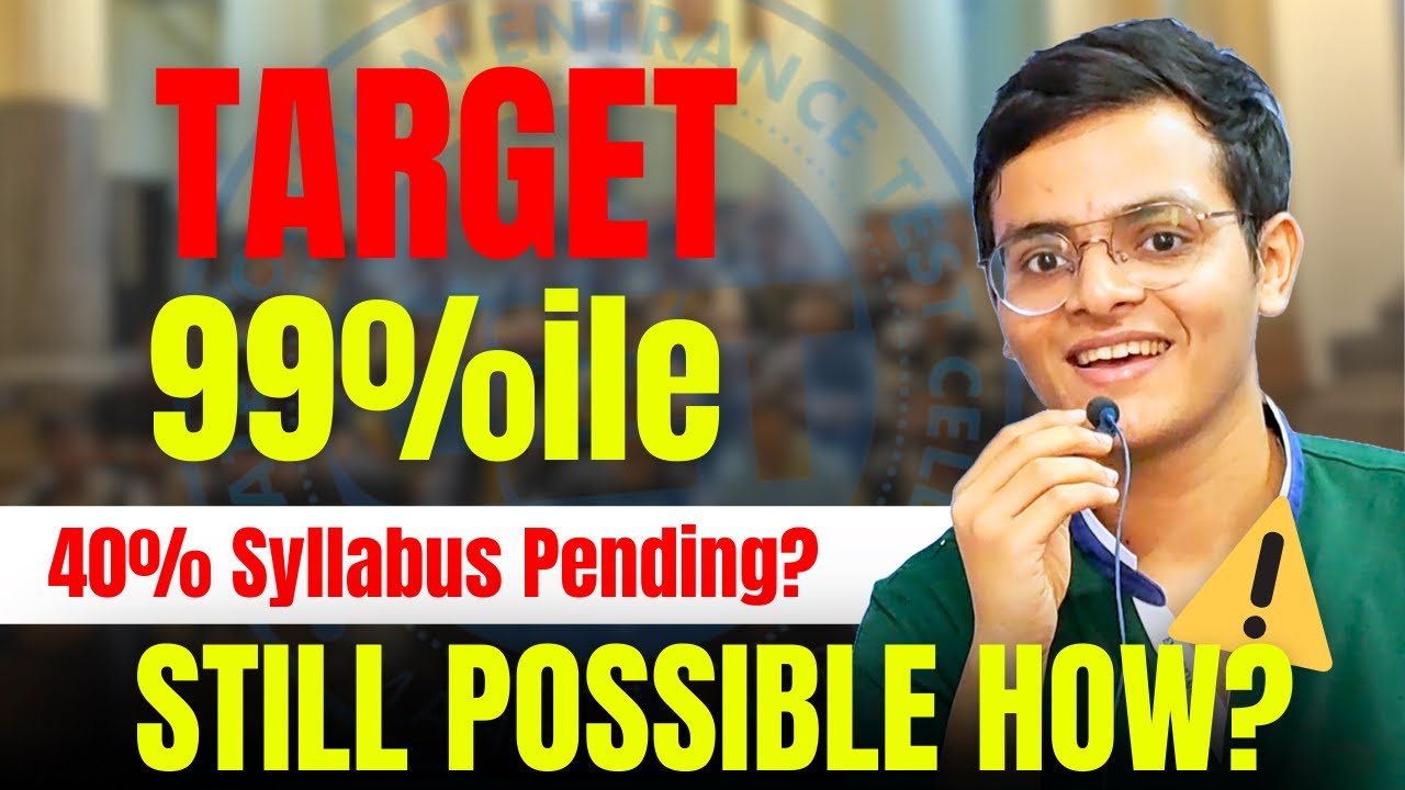 99%ile in MHT-CET Even With 40% Syllabus Pending? Last 2 Months Game Plan | Meet Ranka