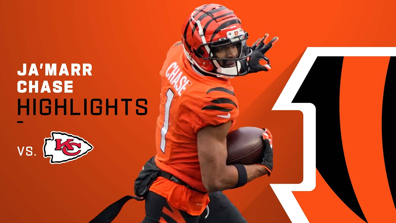 Every Ja'Marr Chase Catch vs. Kansas City Chiefs | NFL 2021 Highlights