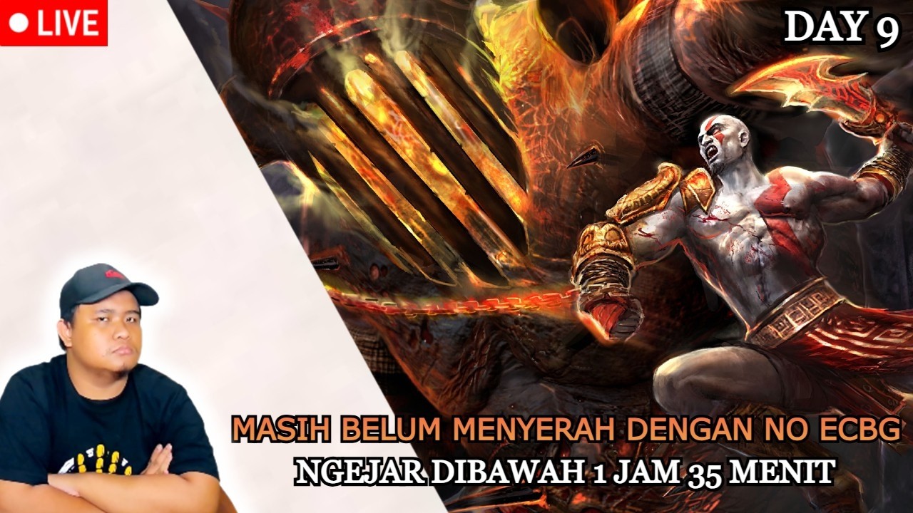 Gue Ngga Bakal Nyerah Sebelum No ECBG Dapet Rekor 1 Jam 35 Menit - God Of War 3 || Day 9