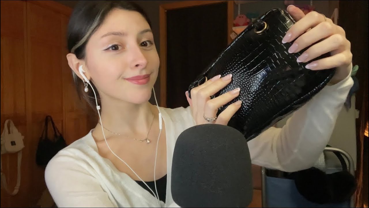 ASMR FAST GENTLE TAPPING FOR NAPPING 🫧 *100% mic sensitivity* the most tingly makeup bag sounds 🪽