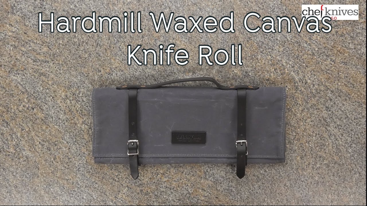 Hardmill Canvas Knife Roll Charcoal Quick Look