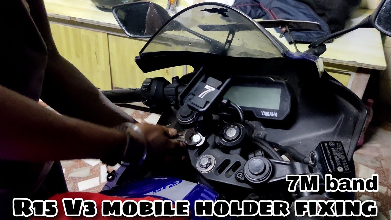 R15 V3 phone mobile holder fixing #7M band in tamil