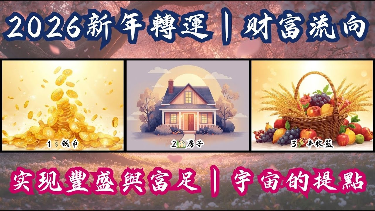 PICK A CARD｜你必须听到的转运讯息⭐新年财富与好运显化指南｜宇宙正在安排你的丰盛之路⭐塔羅揭示频率与财富的秘密｜塔羅｜神諭｜頻率顯化｜無時間限製 TIMELESS